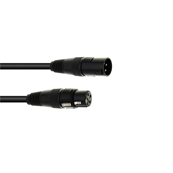 EUROLITE DMX cable XLR 3pin 10m bk