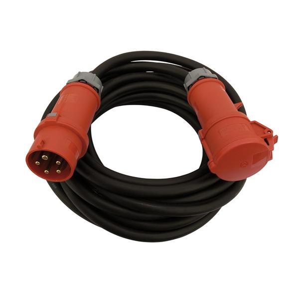 PSSO CEE Extension 32A 5x6 10m red