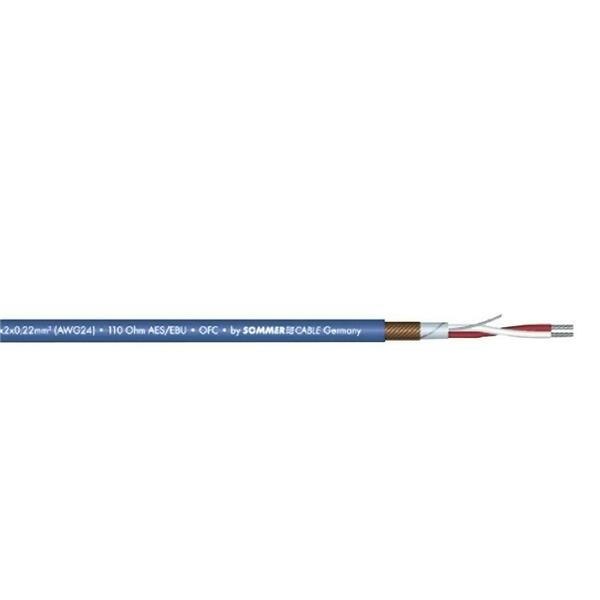 SOMMER CABLE DMX cable 2x0.22 100m bk SC-Semicolon