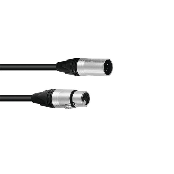 SOMMER CABLE DMX cable XLR 5pin 1.5m bk Neutrik