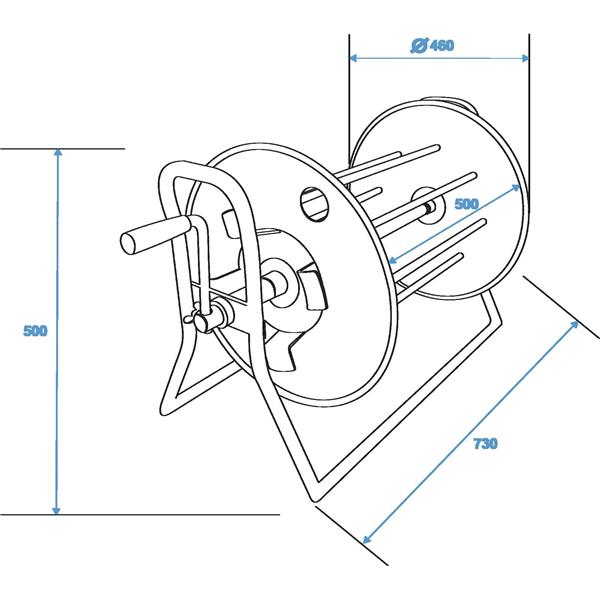 SCHILL Cable Drum SK4602.RM A=460/C=500