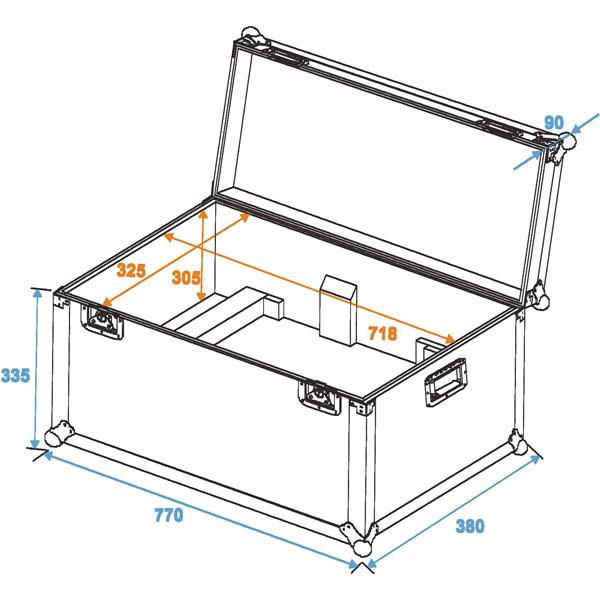 ROADINGER Flightcase X-310/X-310 MK2