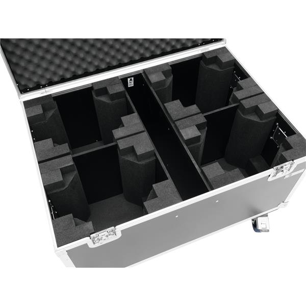 ROADINGER Flightcase 4x TMH FE-1800 with wheels