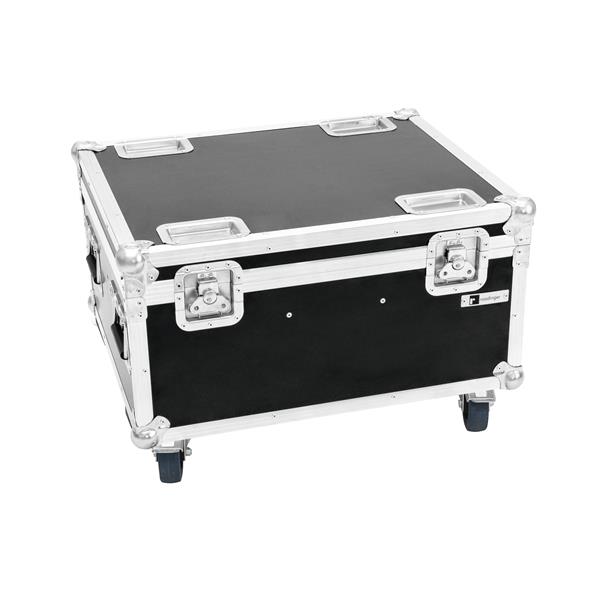 ROADINGER Flightcase 4x LED IP PAR 12x12W HCL with wheels