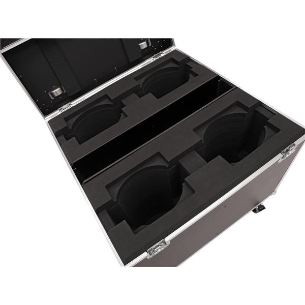 ROADINGER Flightcase 4x DMH-200 LED