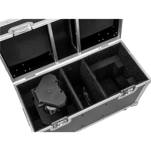 ROADINGER Flightcase 2x LED TSL-150