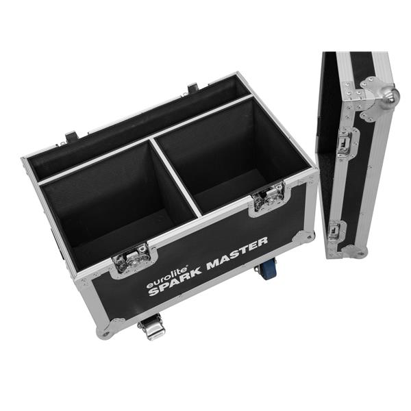 ROADINGER Flightcase 2x Spark Master with wheels