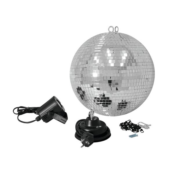 EUROLITE Mirror Ball Set 30cm with LED Spot