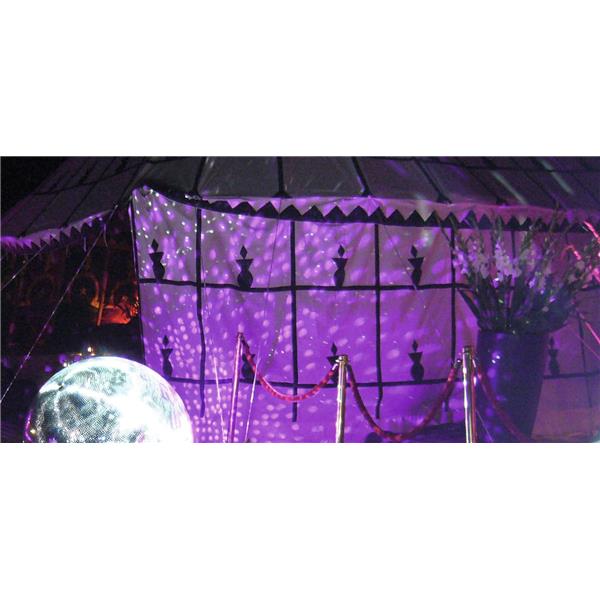 EUROLITE Half Mirror Ball 40cm motorized