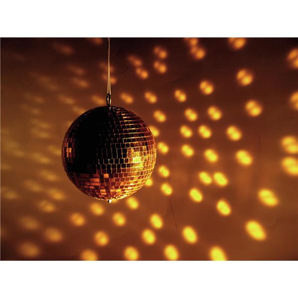 EUROLITE Mirror ball 15cm gold