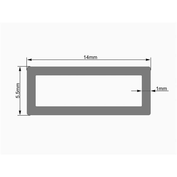 EUROLITE Tubing 14x5.5mm clear LED Strip 2m