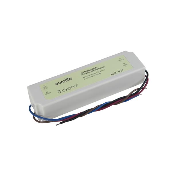 EUROLITE Electr. LED Transformer, 12V, 8A, IP67