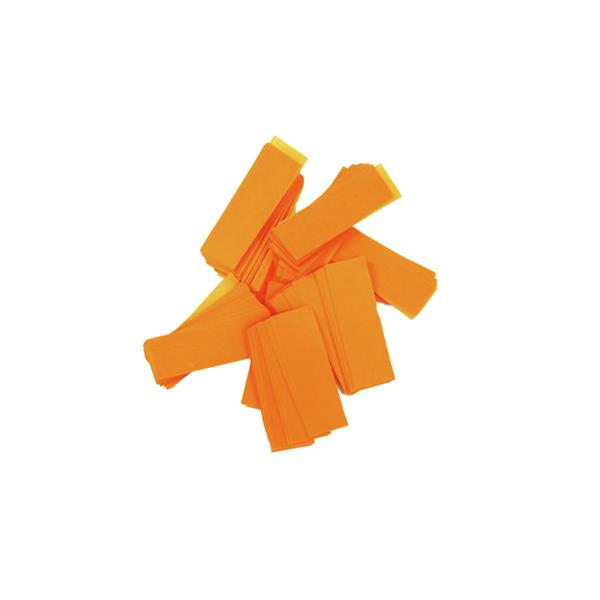 TCM FX Slowfall Confetti rectangular 55x18mm, neon-orange, uv ac