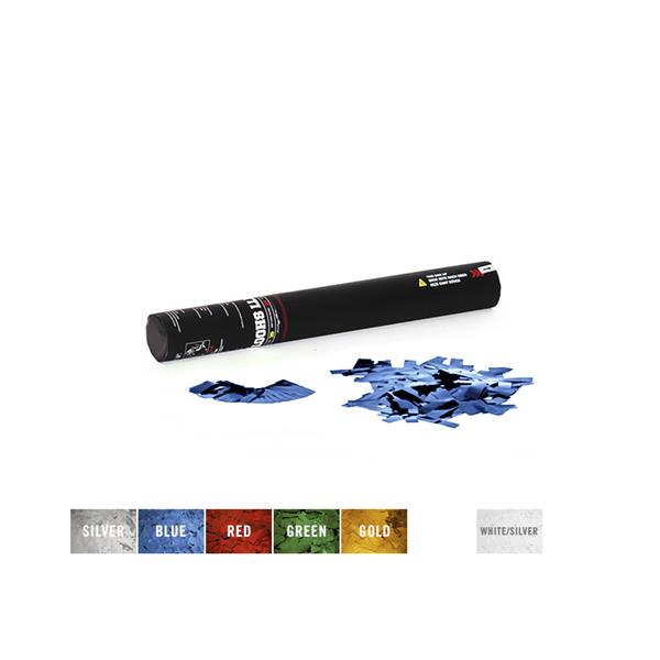 TCM FX Handheld Confetti Cannon 50cm, blue metallic