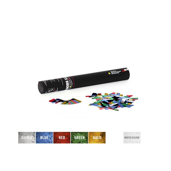 TCM FX Handheld Confetti Cannon 50cm, multicolor metallic