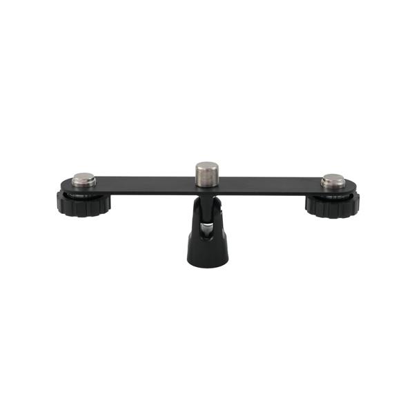 OMNITRONIC Microphone T-bar for 2 Microphones