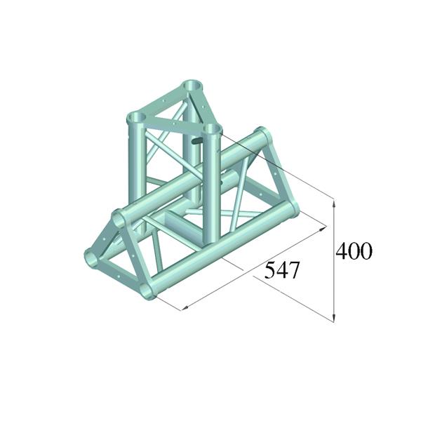 ALUTRUSS TRISYSTEM PAT-35 T-pc 3-way vert.