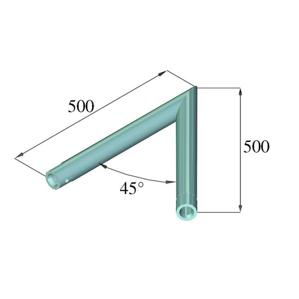 ALUTRUSS SINGLELOCK SPAC-19 QUICK-LOCK Corner 45?