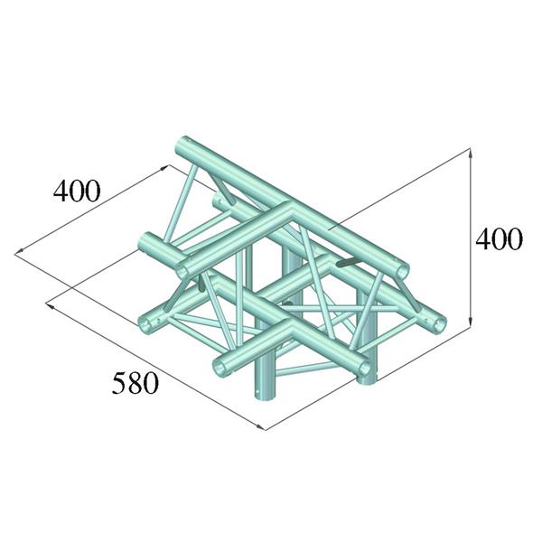 ALUTRUSS DECOLOCK DQ3-PAT43 4-Way T-Piece /\