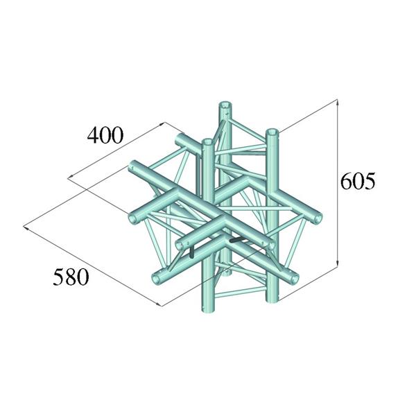 ALUTRUSS DECOLOCK DQ3-PAT51 5-Way Corner \/