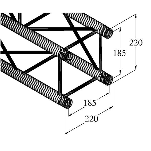 ALUTRUSS DECOLOCK DQ4-200 4-Way Cross Beam