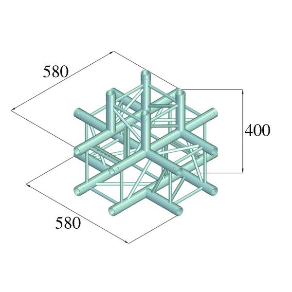 ALUTRUSS DECOLOCK DQ4-PAT51 5-Way Corner