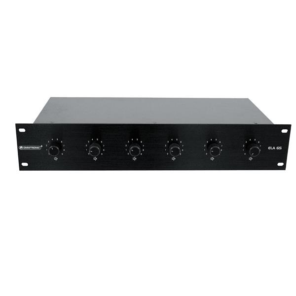 OMNITRONIC PA 6-Zone Stereo Vol-Cont45W bk