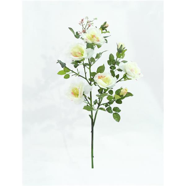 Rožna veja bela 90cm EUROPALMS
