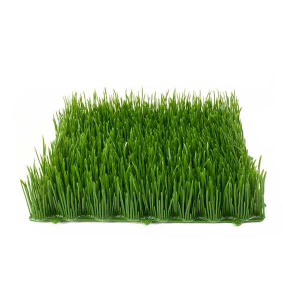 EUROPALMS Artificial grass tile, shade, 25x25cm