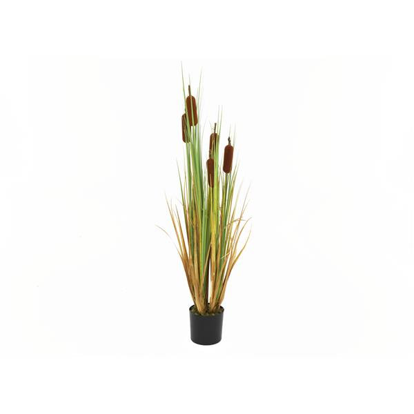 EUROPALMS Bulrush, alrtificial plant, 150cm