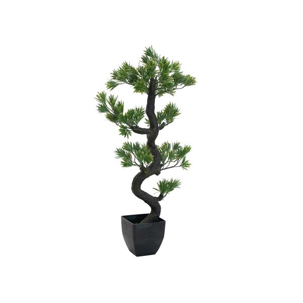 EUROPALMS Pine bonsai, artificial plant, 95cm