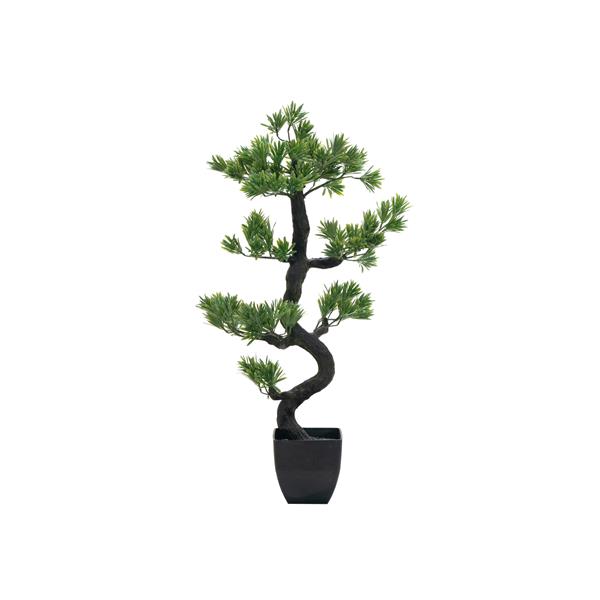 EUROPALMS Pine bonsai, artificial plant, 95cm