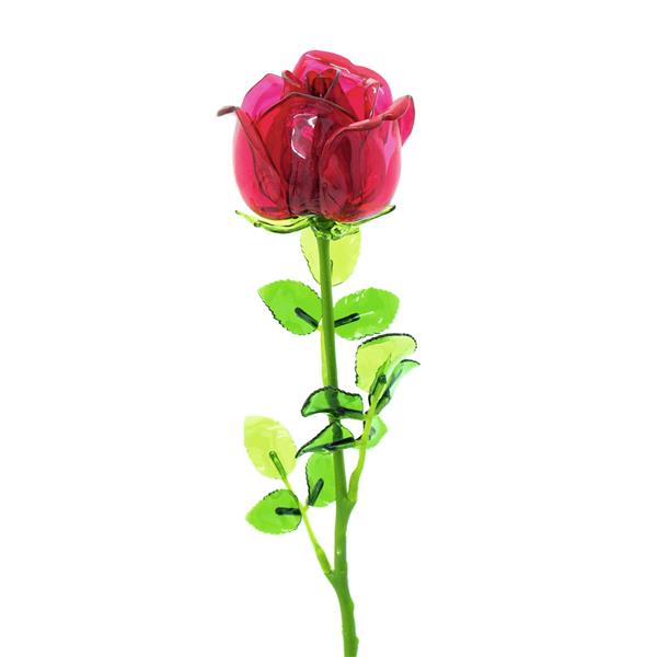 EUROPALMS Crystal rose, burgundy 81cm 12x