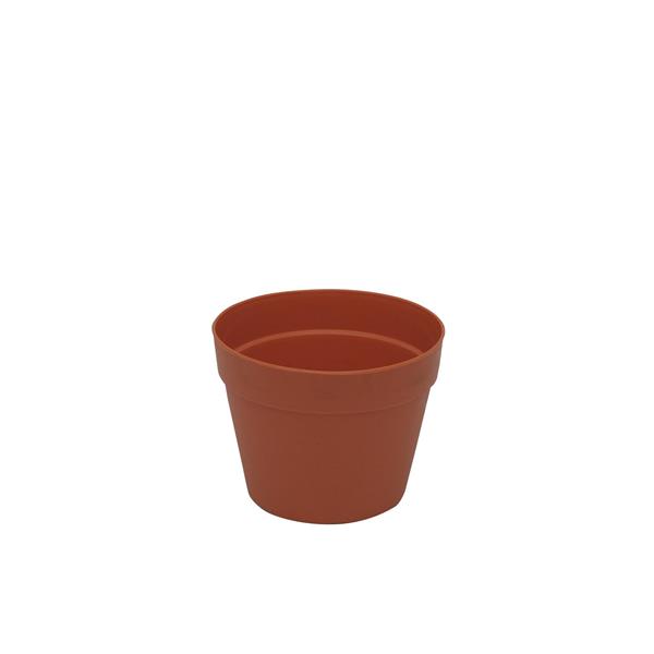 EUROPALMS Flowerpot plastic, red, 17cm