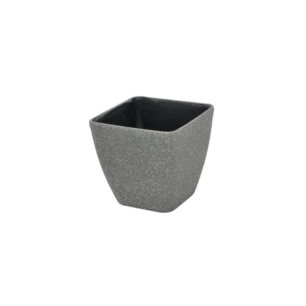 EUROPALMS Deco cachepot STONA-47, rectangular, grey