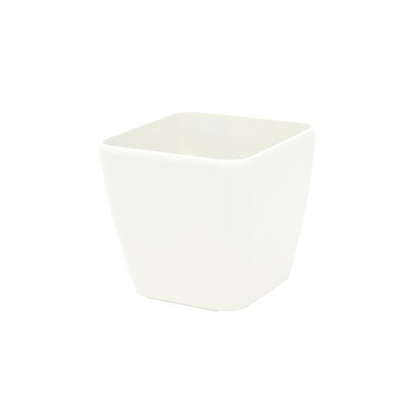 EUROPALMS Deco pot LUNA-20, rectangular, white