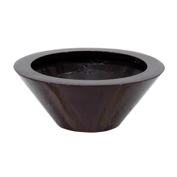 EUROPALMS LEICHTSIN BOWL-15, shiny-brown