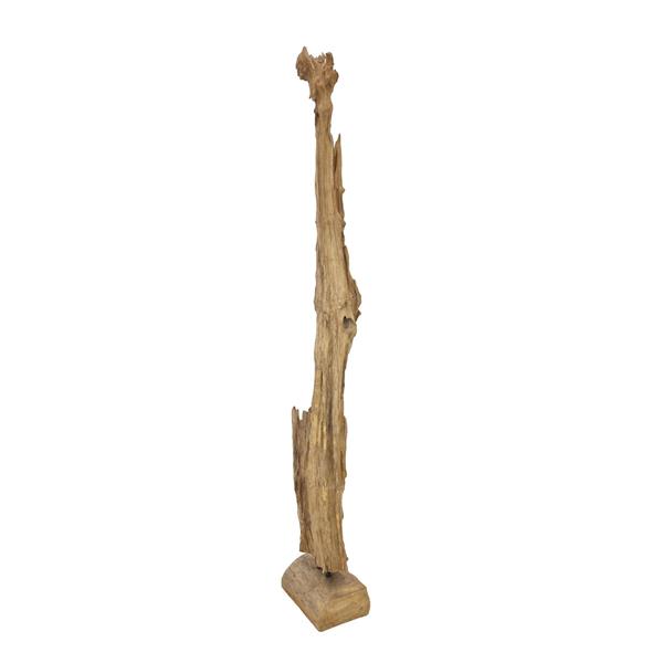 EUROPALMS Natural wood sculpture, slim 190cm