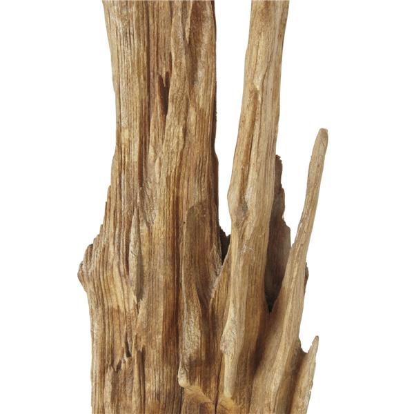 EUROPALMS Natural wood sculpture, slim 190cm