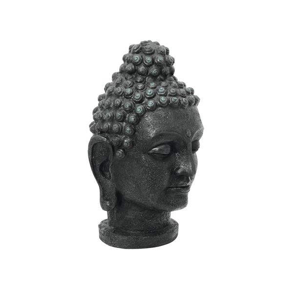 EUROPALMS Head of Buddha, antique-black, 75cm