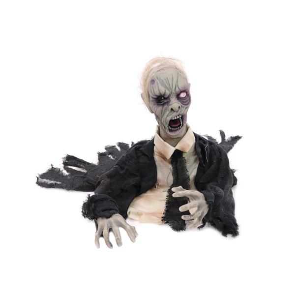 Halloween Zombie animirani 43cm EUROPALMS