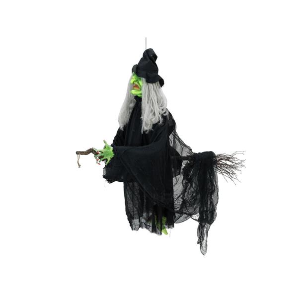 Halloween Leteča čarovnica 140cm EUROPALMS