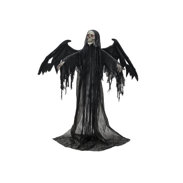 EUROPALMS Halloween Black Angel, 175x100x66cm