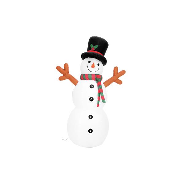 Napihljiva figura Snežak 180cm EUROPALMS