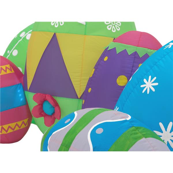 EUROPALMS Inflatable Figure Easter Eggs, 100cm