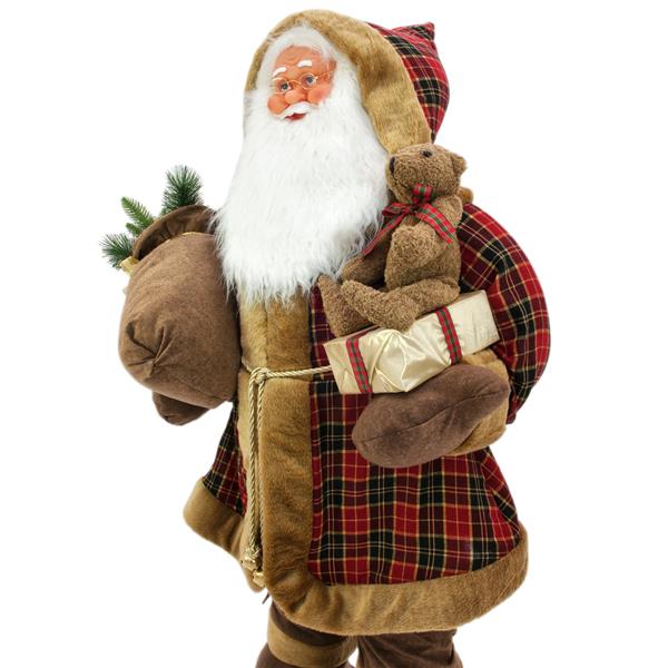 EUROPALMS Bushy beard Santa, inflatable with integrated pump, 16