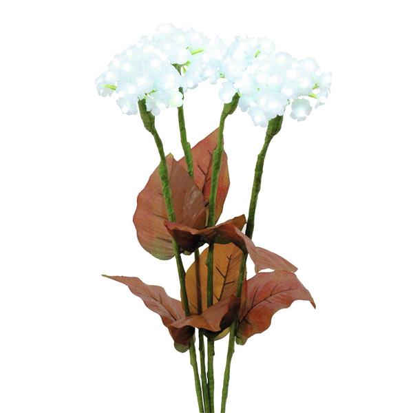 Hydrangea bela s cvetjem 100 LED EUROPALMS