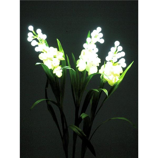 EUROPALMS Arum set, 3 branches with LEDs white 85cm