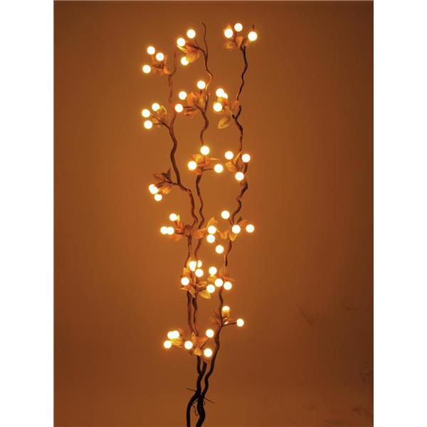 EUROPALMS Heather twig, with LEDs, 180cm