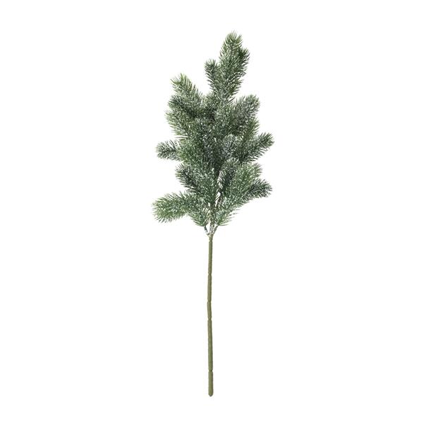 EUROPALMS Fir branch, snowy, PE, 65cm